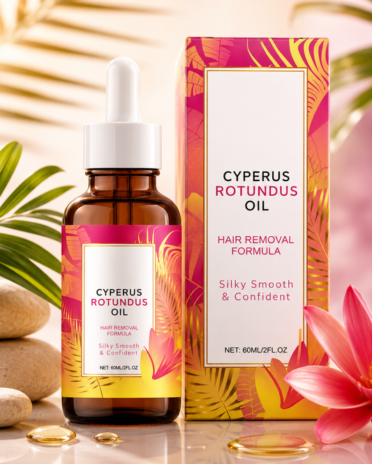 Cyperus Rotundus / para retardar el crecimiento del vello.